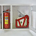 Шкаф ШП-К-002 "Т" (ШПК-315) 840-650-230 навесной открытый красный/белый Место для 1 пожарного рукава и 1 огнетушителя до ОП-8 или до ОУ-4
