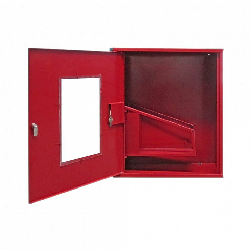 Шкаф ШПК-310 "У" (ШП-К-001) 540-650-230 навесной открытый красный/белый Место для 1 пожарного рукава